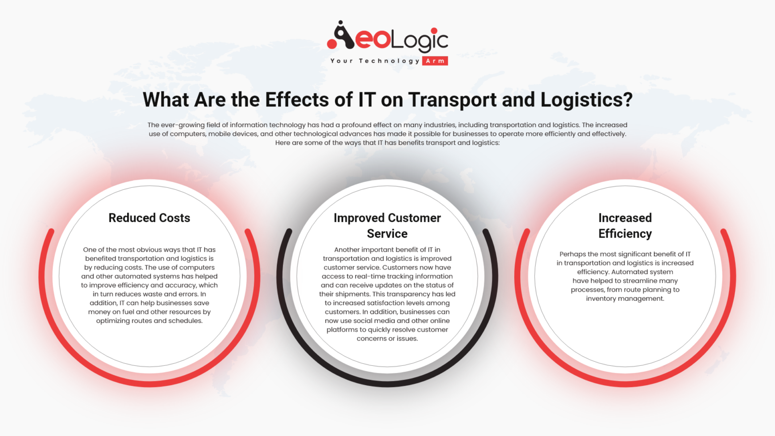Benefits of Information Technology in Logistics and Transportation