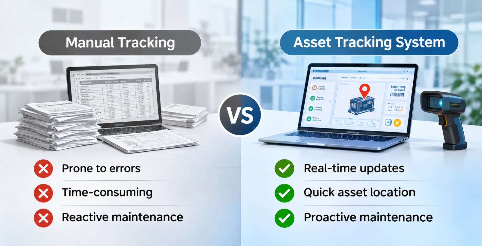 Asset Tracking vs. Traditional Manual Tracking Methods