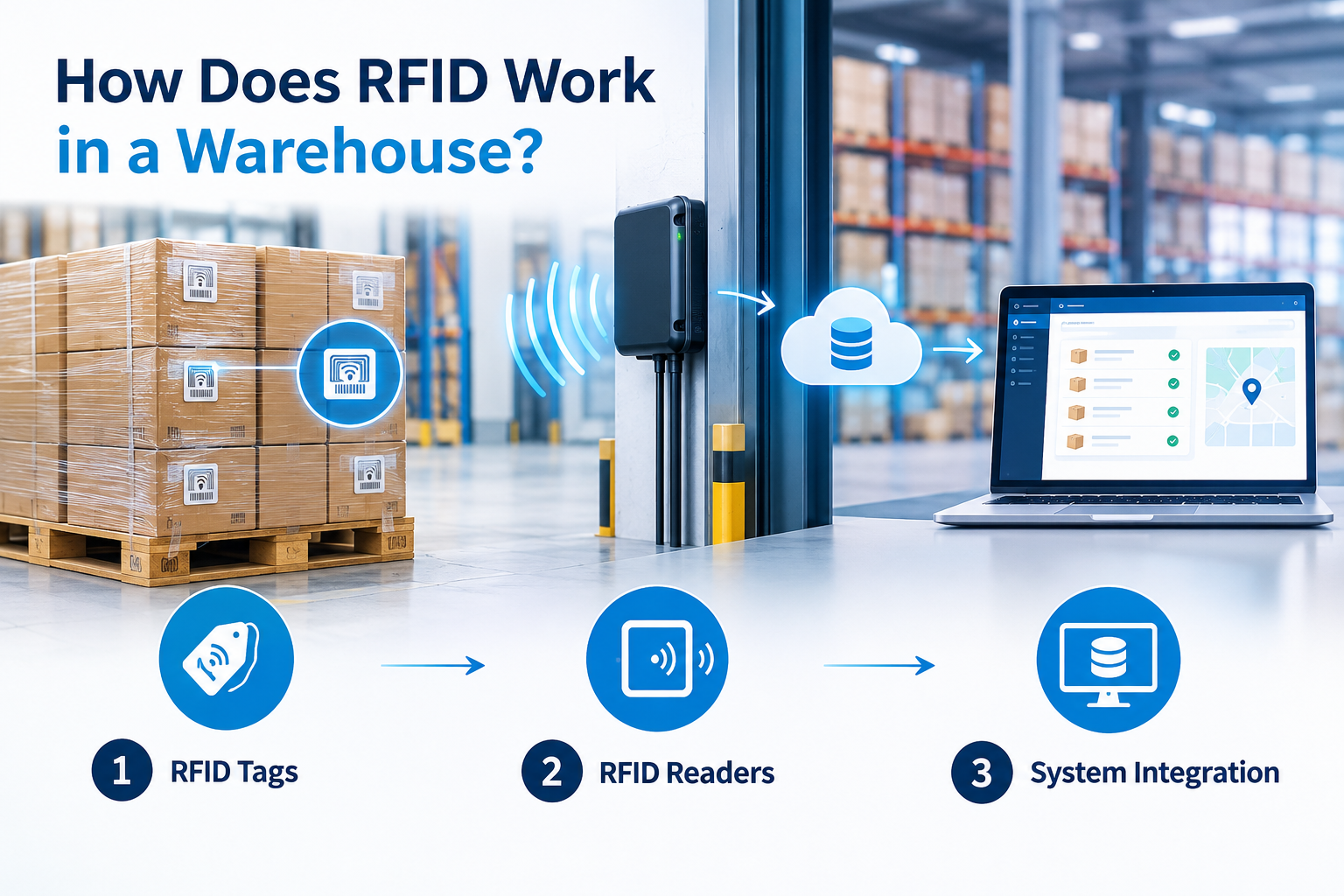 How Does RFID Work in a Warehouse