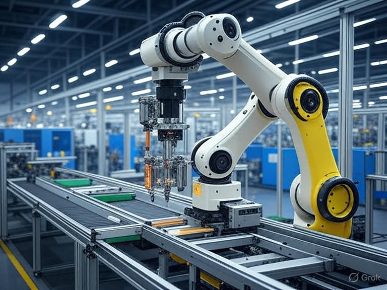 Industrial Process Automation in Manufacturing Plant